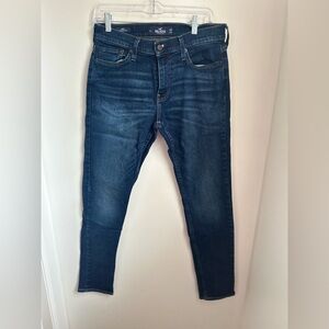 Hollister Dark Blue Skinny Jeans for Men